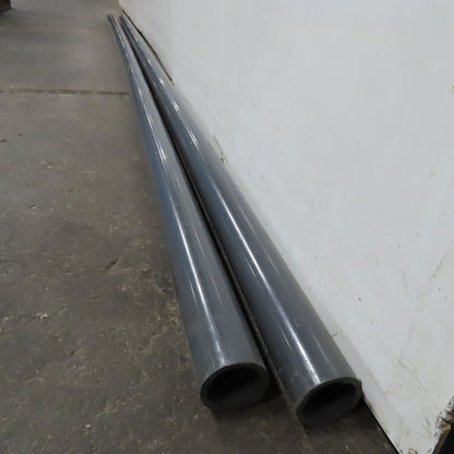 Crestline 2" Sch 80 PVC Pipe 400 PSI Lot Of 2 Pieces 20 Total Feet