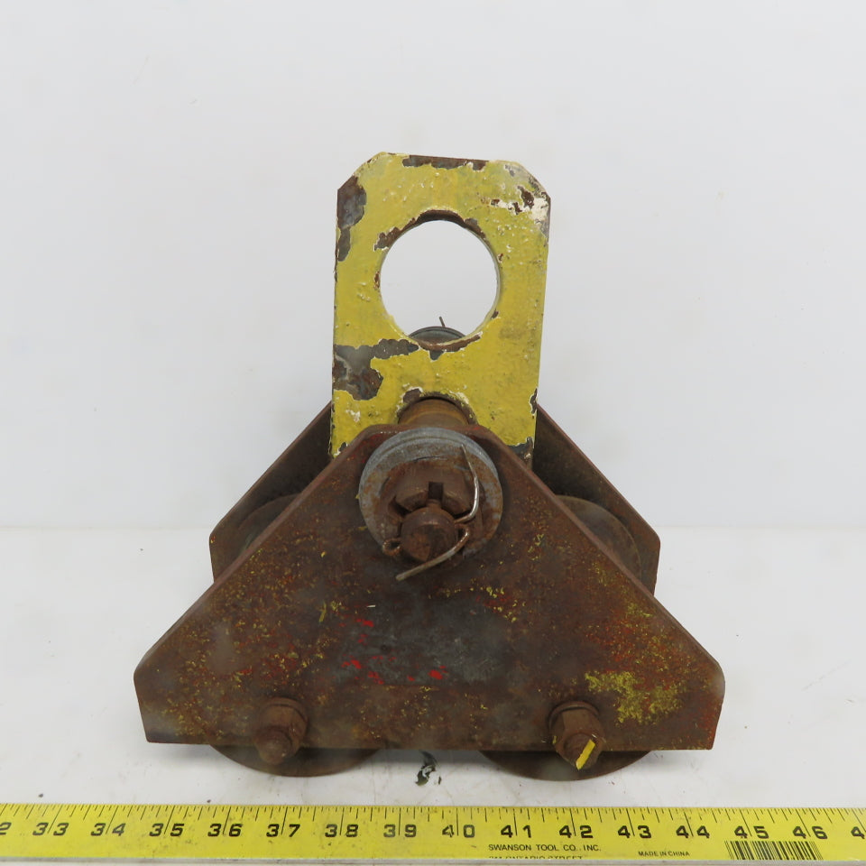 CM 1 Ton (2000lb) Manual Push-Pull Hoist Trolley 2 to 3" Beam