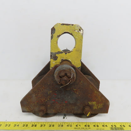 CM 1 Ton (2000lb) Manual Push-Pull Hoist Trolley 2 to 3" Beam