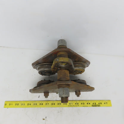 CM 1 Ton (2000lb) Manual Push-Pull Hoist Trolley 2 to 3" Beam