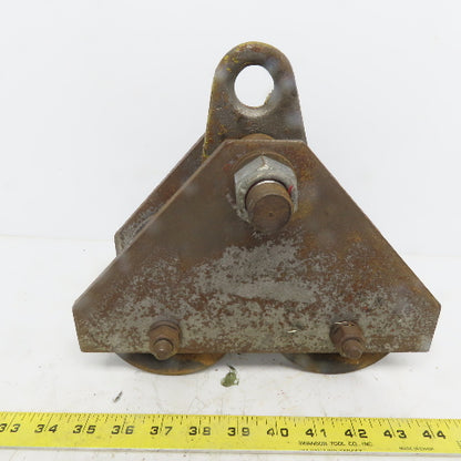 CM 1 Ton (2000lb) Manual Push-Pull Hoist Trolley 2 to 3" Beam