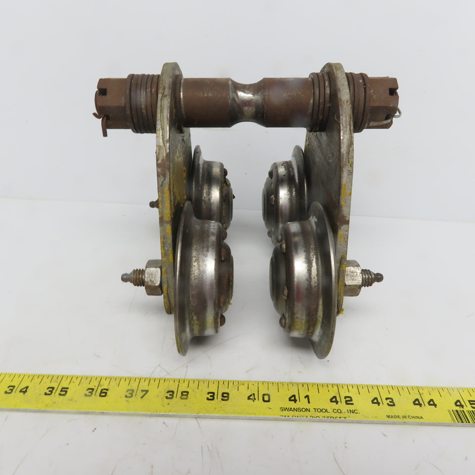 Budgit 1/2 Ton (1000lb) Manual Push-Pull Hoist Trolley 2-1/2 to 4" Beam