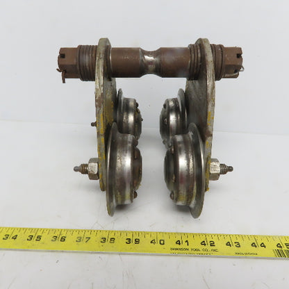 Budgit 1/2 Ton (1000lb) Manual Push-Pull Hoist Trolley 2-1/2 to 4" Beam