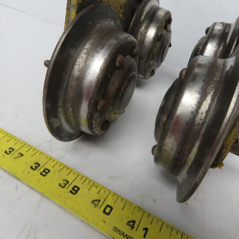 Budgit 1/2 Ton (1000lb) Manual Push-Pull Hoist Trolley 2-1/2 to 4" Beam