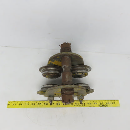 Budgit 1/2 Ton (1000lb) Manual Push-Pull Hoist Trolley 2-1/2 to 4" Beam