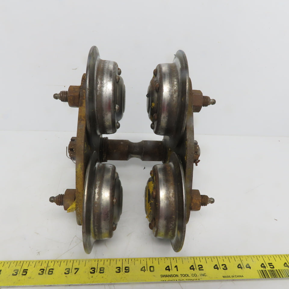 Budgit 1/2 Ton (1000lb) Manual Push-Pull Hoist Trolley 2-1/2 to 4" Beam