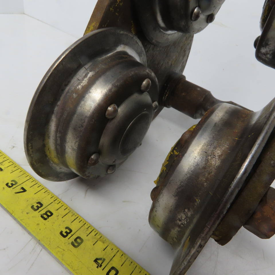 Budgit 1/2 Ton (1000lb) Manual Push-Pull Hoist Trolley 2-1/2 to 4" Beam