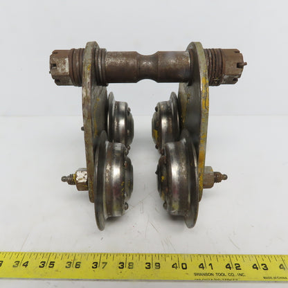 Budgit 1/2 Ton (1000lb) Manual Push-Pull Hoist Trolley 2-1/2 to 4" Beam