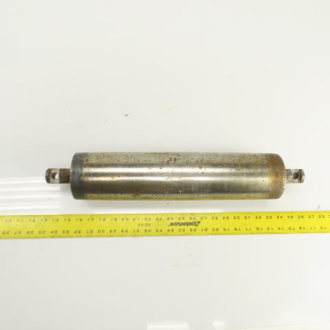 4" OD x 17-1/8" Crowned Face Conveyor Tail Drum Roller 1-1/4" Hex Axle