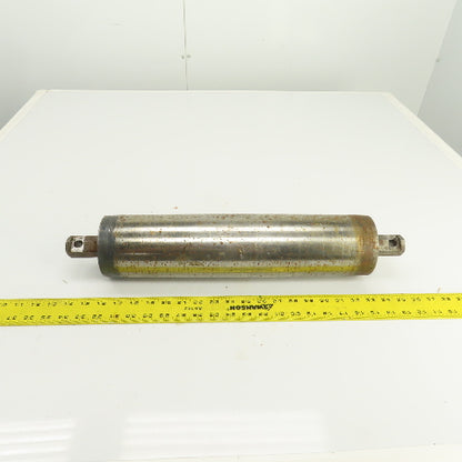 4" OD x 17-1/8" Crowned Face Conveyor Tail Drum Roller 1-1/4" Hex Axle
