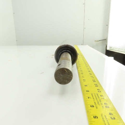 3-1/2" OD x 16-1/2" Flat Face Conveyor Belt Tail Pulley Roller 1.5" Shaft