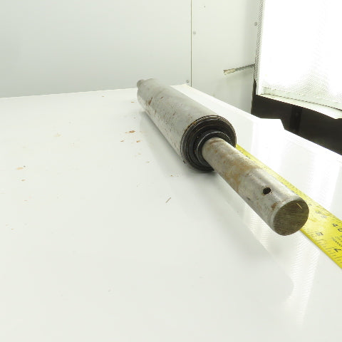 3-1/2" OD x 16-1/2" Flat Face Conveyor Belt Tail Pulley Roller 1.5" Shaft