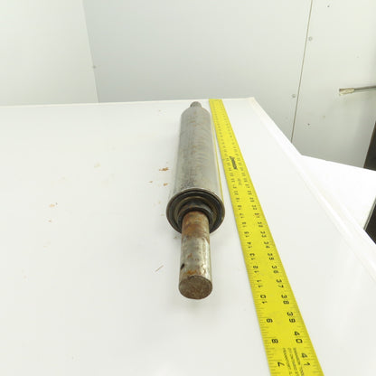 3-1/2" OD x 17" Flat Face Conveyor Belt Tail Pulley Roller 1.5" Shaft