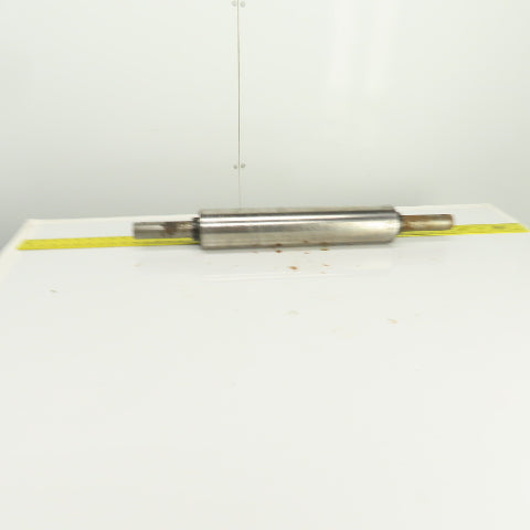 3-1/2" OD x 17" Flat Face Conveyor Belt Tail Pulley Roller 1.5" Shaft