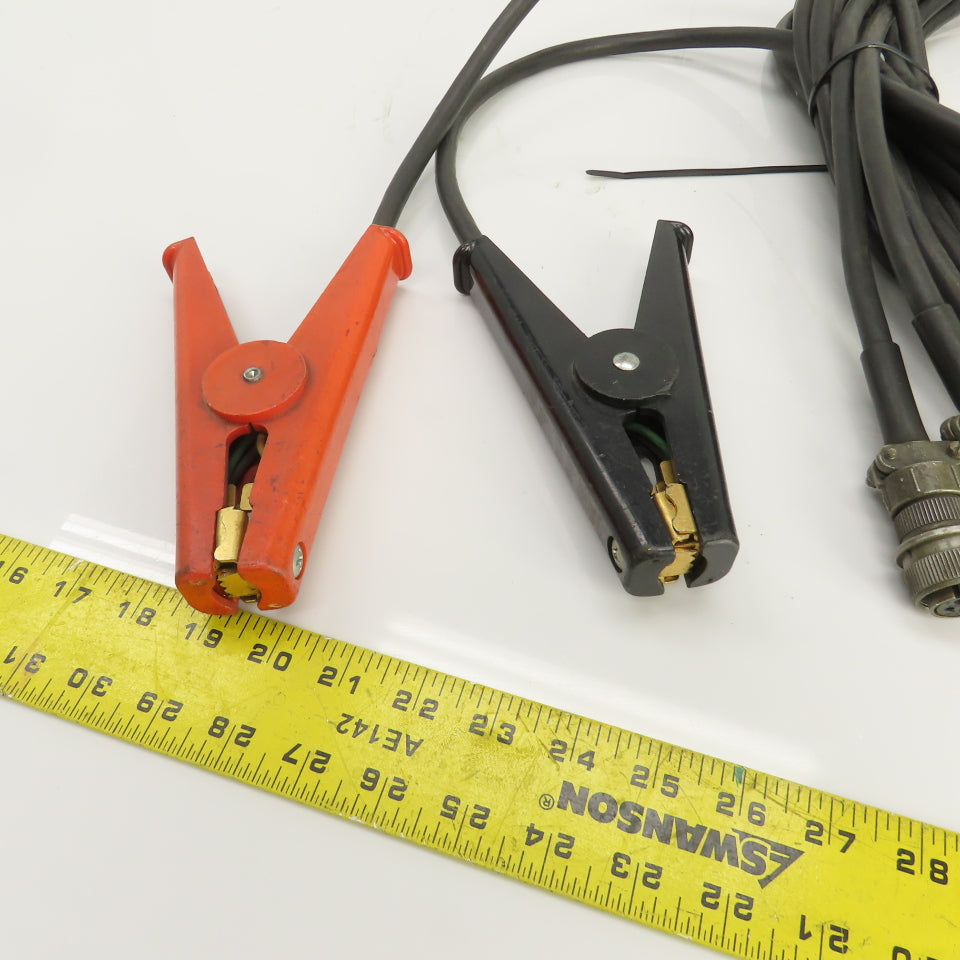 16 Awg 4 Conductor Test Cable With Alligator Clamp & Bendix 4 Pin Connector 30'L