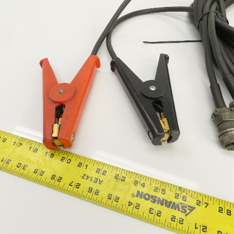 16 Awg 4 Conductor Test Cable With Alligator Clamp & Bendix 4 Pin Connector 30'L