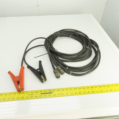16 Awg 4 Conductor Test Cable With Alligator Clamp & Bendix 4 Pin Connector 30'L