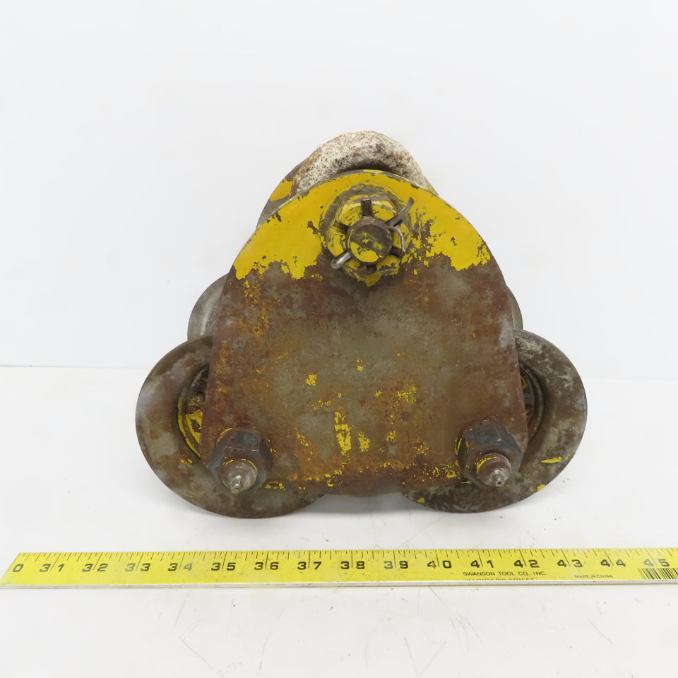Budgit No 82 1 Ton (2000) Manual Push-Pull Hoist Trolley 2 to 4" Beam