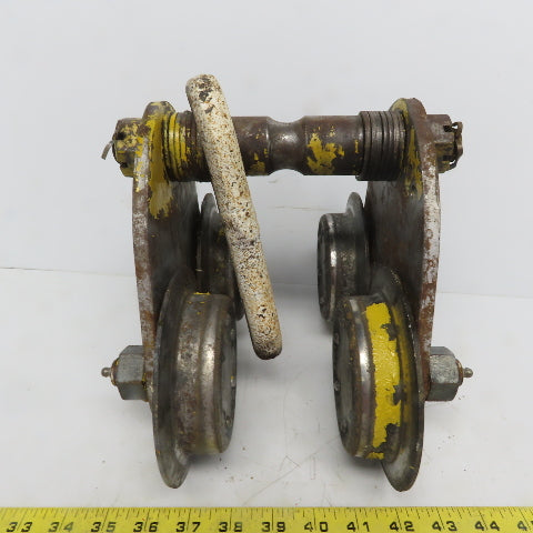 Budgit No 82 1 Ton (2000) Manual Push-Pull Hoist Trolley 2 to 4" Beam