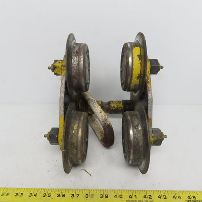 Budgit No 82 1 Ton (2000) Manual Push-Pull Hoist Trolley 2 to 4" Beam