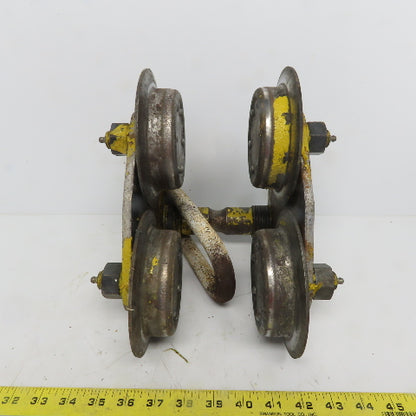 Budgit No 82 1 Ton (2000) Manual Push-Pull Hoist Trolley 2 to 4" Beam