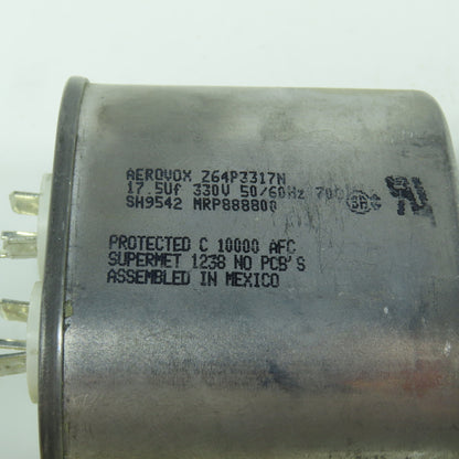 Aerovox 264P3317N 17.5Uf Capacitor 330V 50/60HZ Lot Of 5