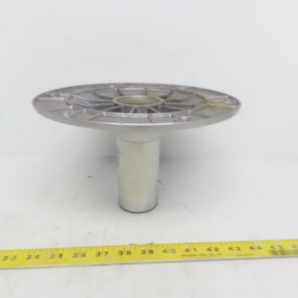 Springfield Brushed Aluminum Boat Seat Pedestal Base 6-1/2" x2-1/4"x 10" OD