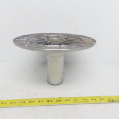 Springfield Brushed Aluminum Boat Seat Pedestal Base 6-1/2" x2-1/4"x 10" OD