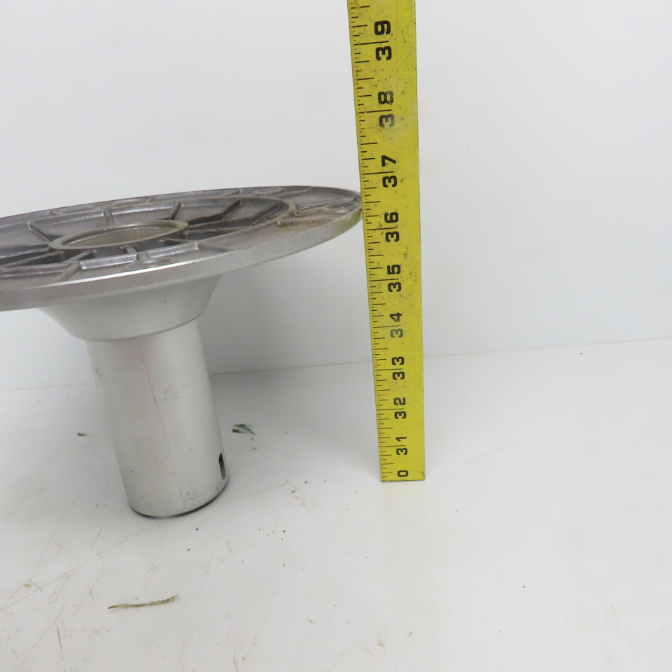 Springfield Brushed Aluminum Boat Seat Pedestal Base 6-1/2" x2-1/4"x 10" OD