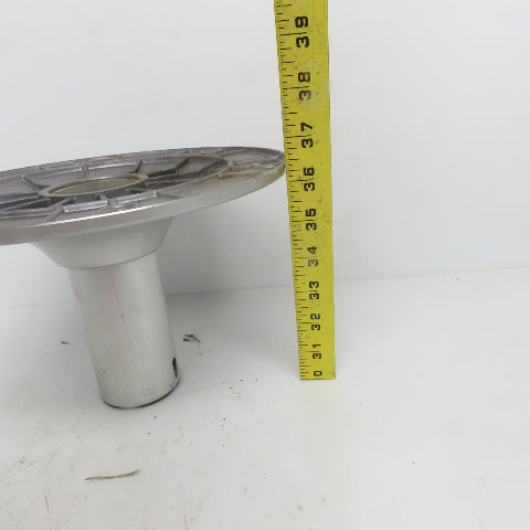 Springfield Brushed Aluminum Boat Seat Pedestal Base 6-1/2" x2-1/4"x 10" OD