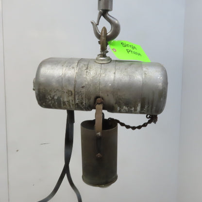 CM Lodestar Model A 1/8 Ton Electric Chain Hoist 15' Lift 32FPM 115V 1Ph