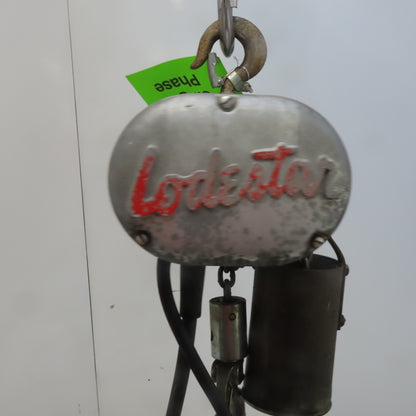 CM Lodestar Model A 1/8 Ton Electric Chain Hoist 15' Lift 32FPM 115V 1Ph