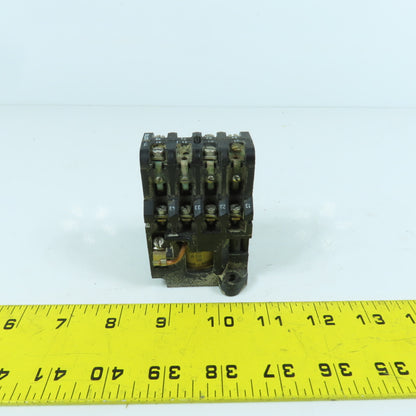 Klockner Moeller DIL 00L-44-NA 20A Contactor 1/2-1HP 300VAC 115V Coil