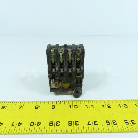 Klockner Moeller DIL 00L-44-NA 20A Contactor 1/2-1HP 300VAC 115V Coil