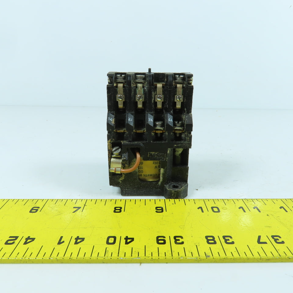 Klockner Moeller DIL 00L-44-NA 20A Contactor 1/2-1HP 300VAC 115V Coil