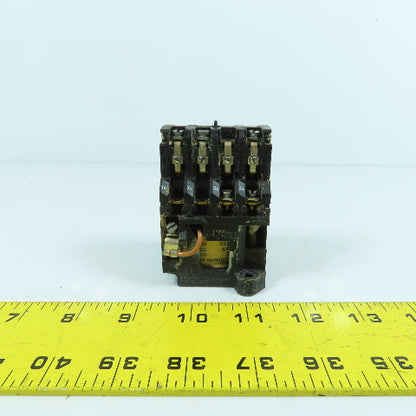 Klockner Moeller DIL 00L-44-NA 20A Contactor 1/2-1HP 300VAC 115V Coil
