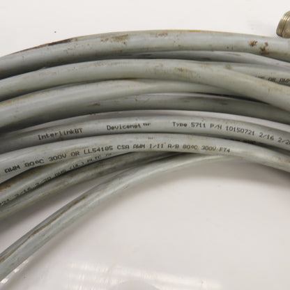 InterlinkBT 10150721 Type 5711 2/16 2/20 AWG 300V 80'L Cable W/ 5-Pin Connectors