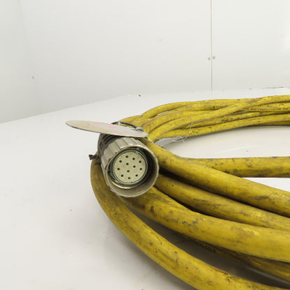 Turck U4703-40 Multi-Fast CSM CKM 12-11-10 Cordset 32' OAL