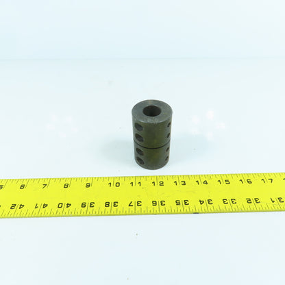Steel Setscrew Shaft Coupling 7/8" x 7/8" x 2-7/8" OAL