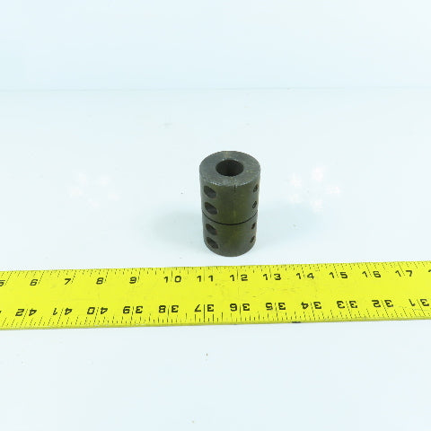 Steel Setscrew Shaft Coupling 7/8" x 7/8" x 2-7/8" OAL