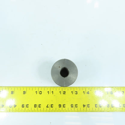 Steel Setscrew Shaft Coupling 15mm x 15mm x 60mm OAL (No Screws)