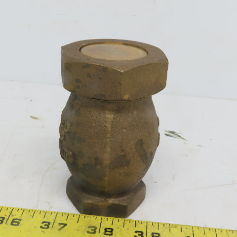 United Brass 1" FNPT Brass Atmospheric Vacuum Breaker