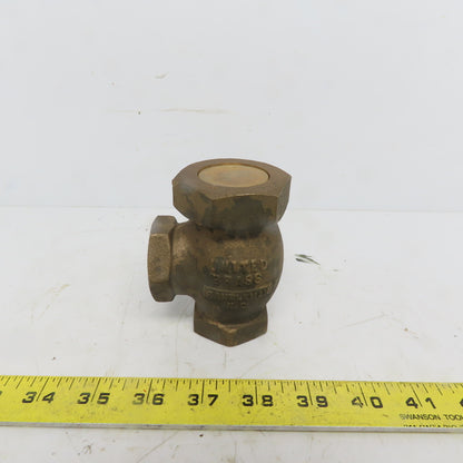 United Brass 1" FNPT Brass Atmospheric Vacuum Breaker
