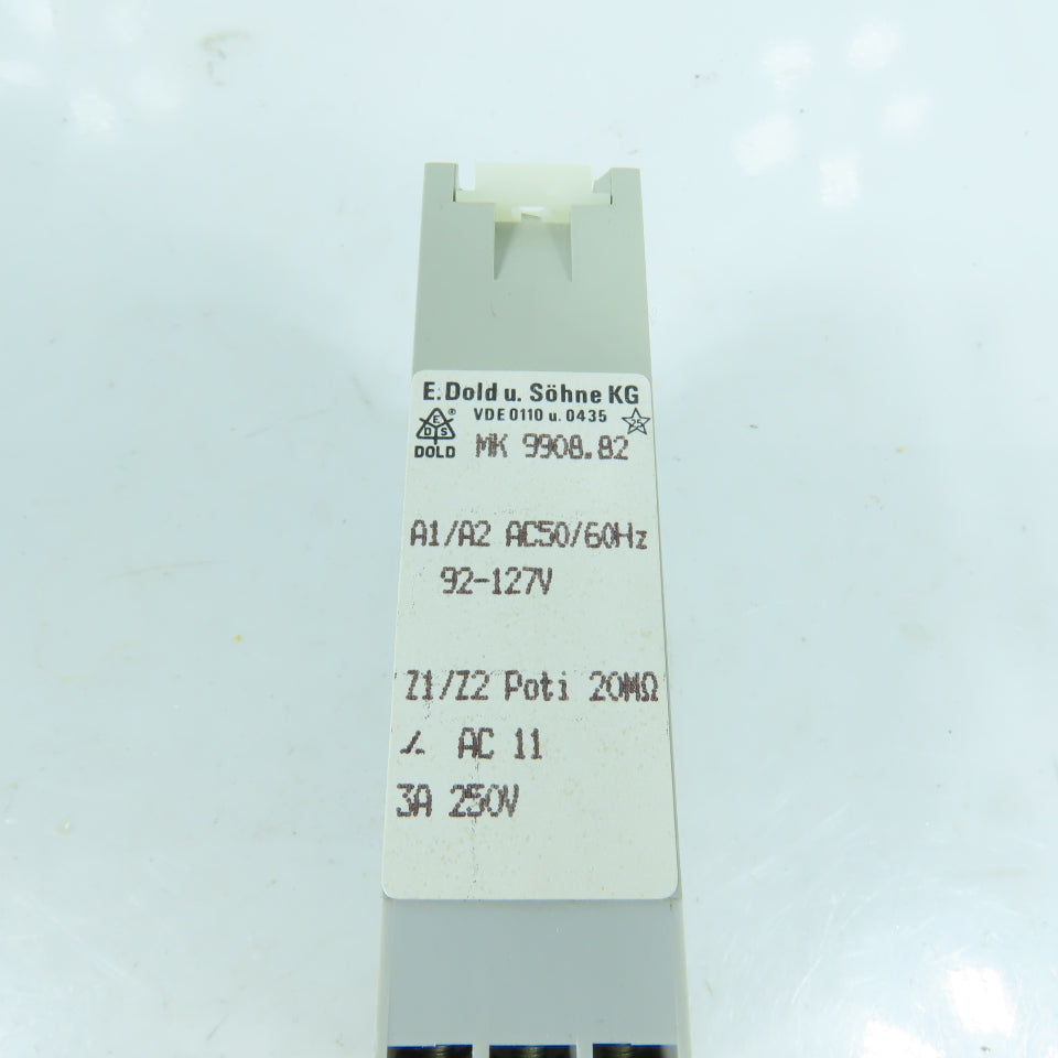 E DOld & Sohne MK 9908.82 Time Delay Relay 92-127V 0.05-1 Sec