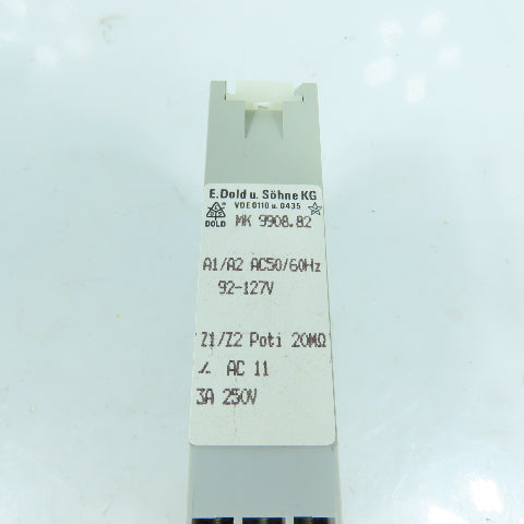 E DOld & Sohne MK 9908.82 Time Delay Relay 92-127V 0.05-1 Sec