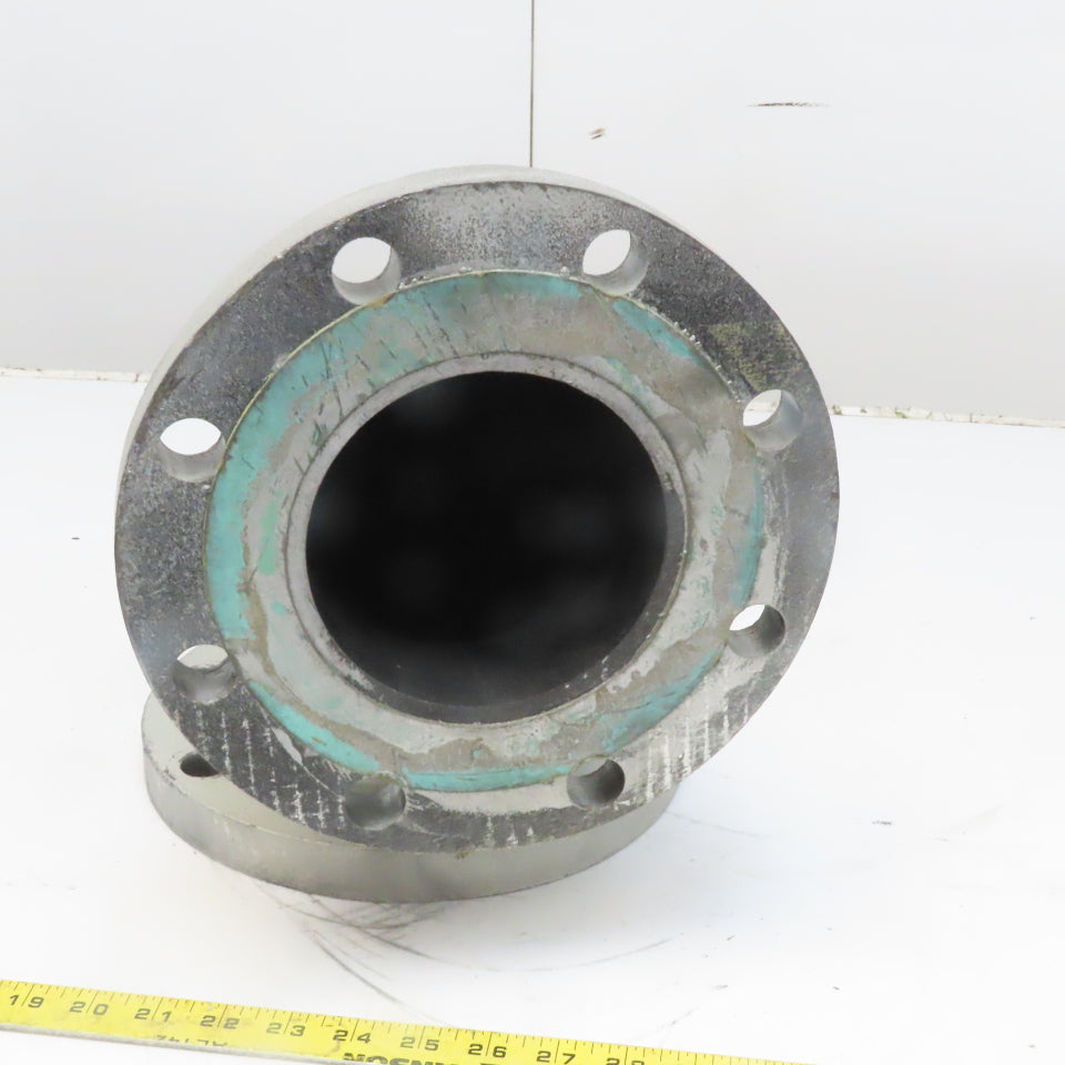 Anvil 90° Elbow Cast Iron 5" Flanged Class 125 W/Liner