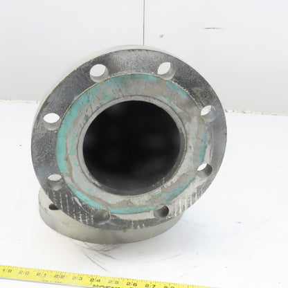 Anvil 90° Elbow Cast Iron 5" Flanged Class 125 W/Liner
