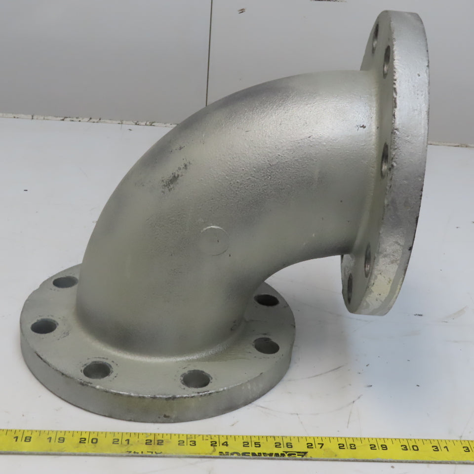 Anvil 90° Elbow Cast Iron 5" Flanged Class 125 W/Liner