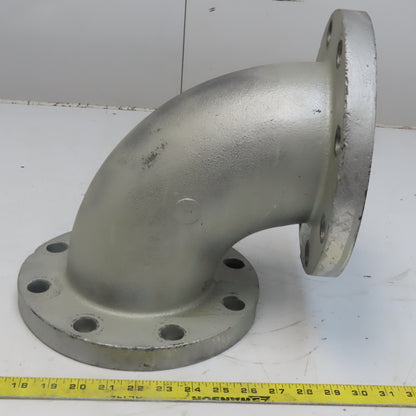 Anvil 90° Elbow Cast Iron 5" Flanged Class 125 W/Liner