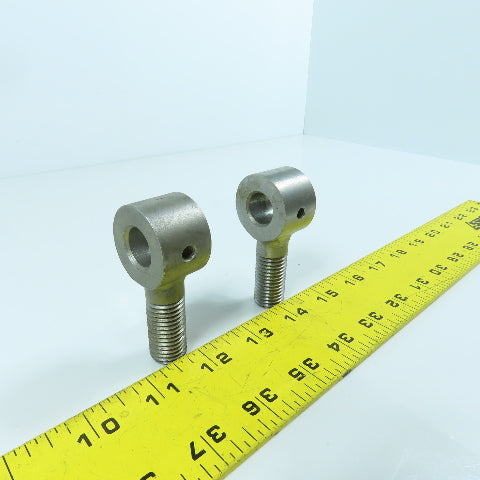ES20079W 16mm-2.00 Locking Eye Bolt M6-1.0 Set Screw 15mm ID 71mm OAL Lot Of 2